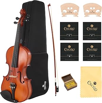 Amazon.com: Cecilio Solid Wood Viola 15.5 Inch Viola Full Size